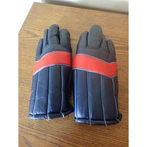 Promark Vitnage Puffer Gloves Ski Winter Navy Red Stripe Mens Large